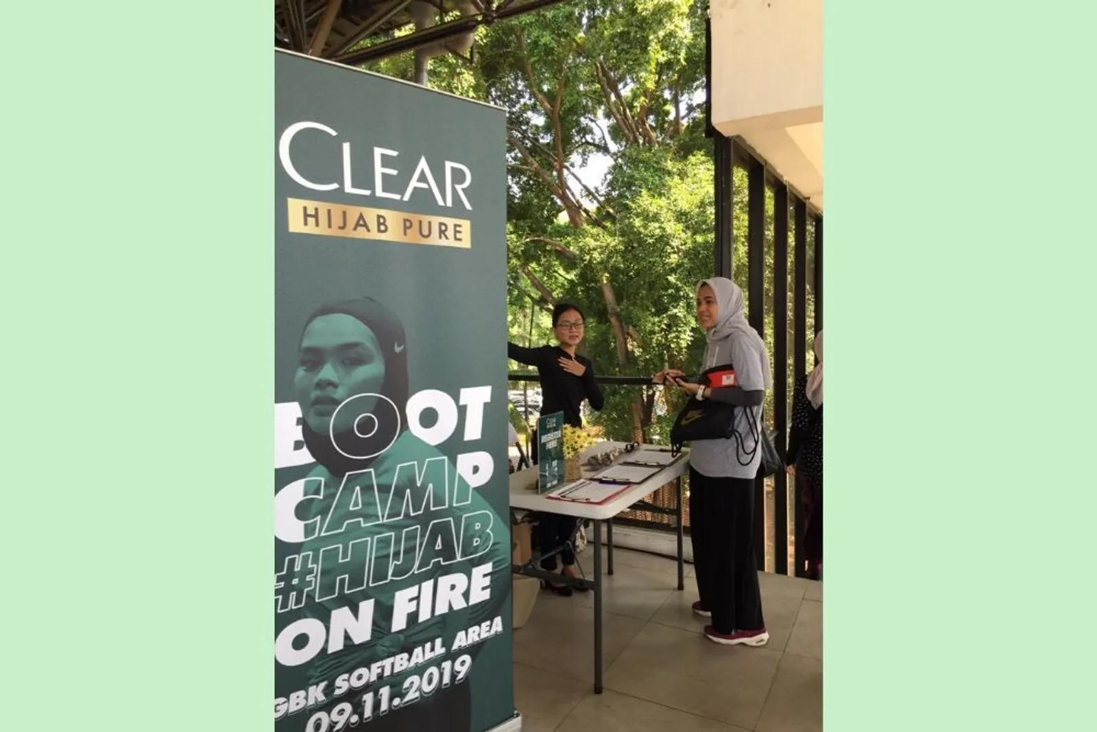 Begini Keseruan Bootcamp #HijabOnFire Clear x Nike 