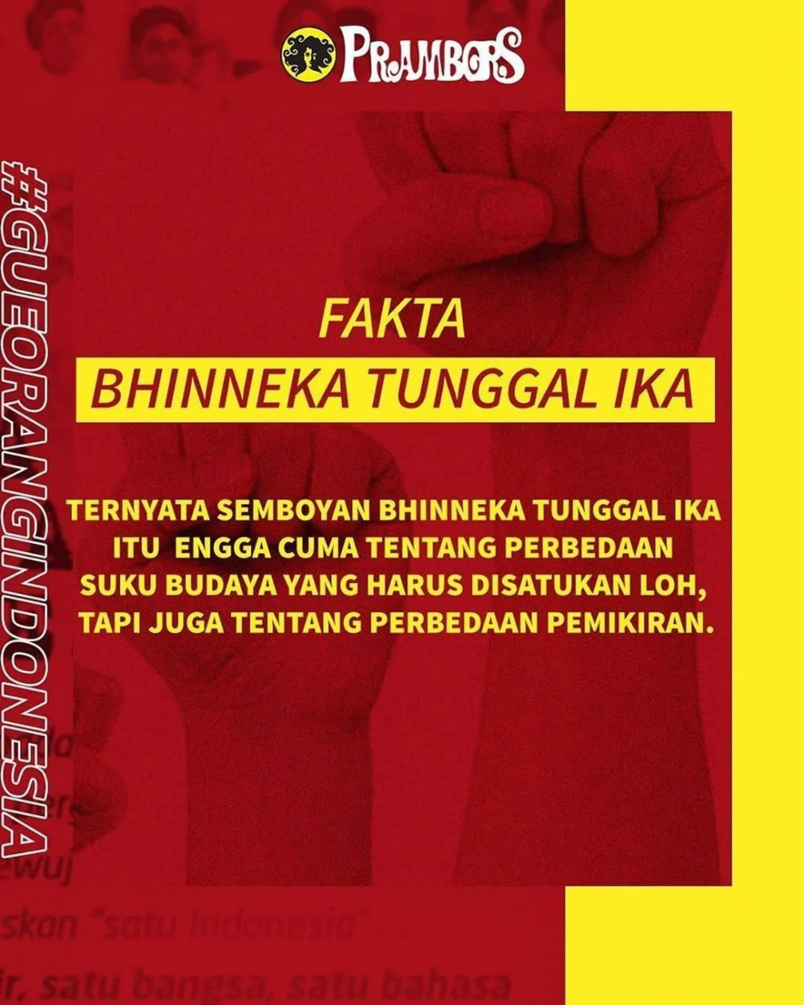 Maknai Sumpah Pemuda Lewat Kampanye #GueOrangIndonesia
