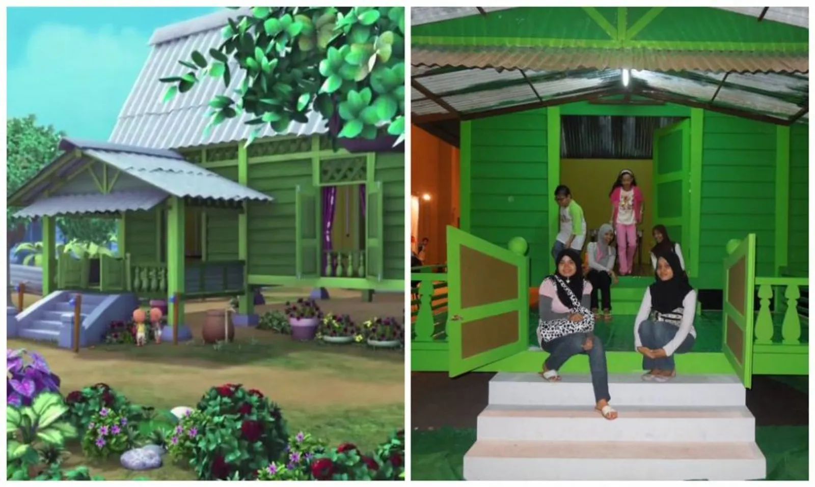 Menakjubkan! 8 Rumah di Film Kartun Ini Dibangun di Dunia Nyata