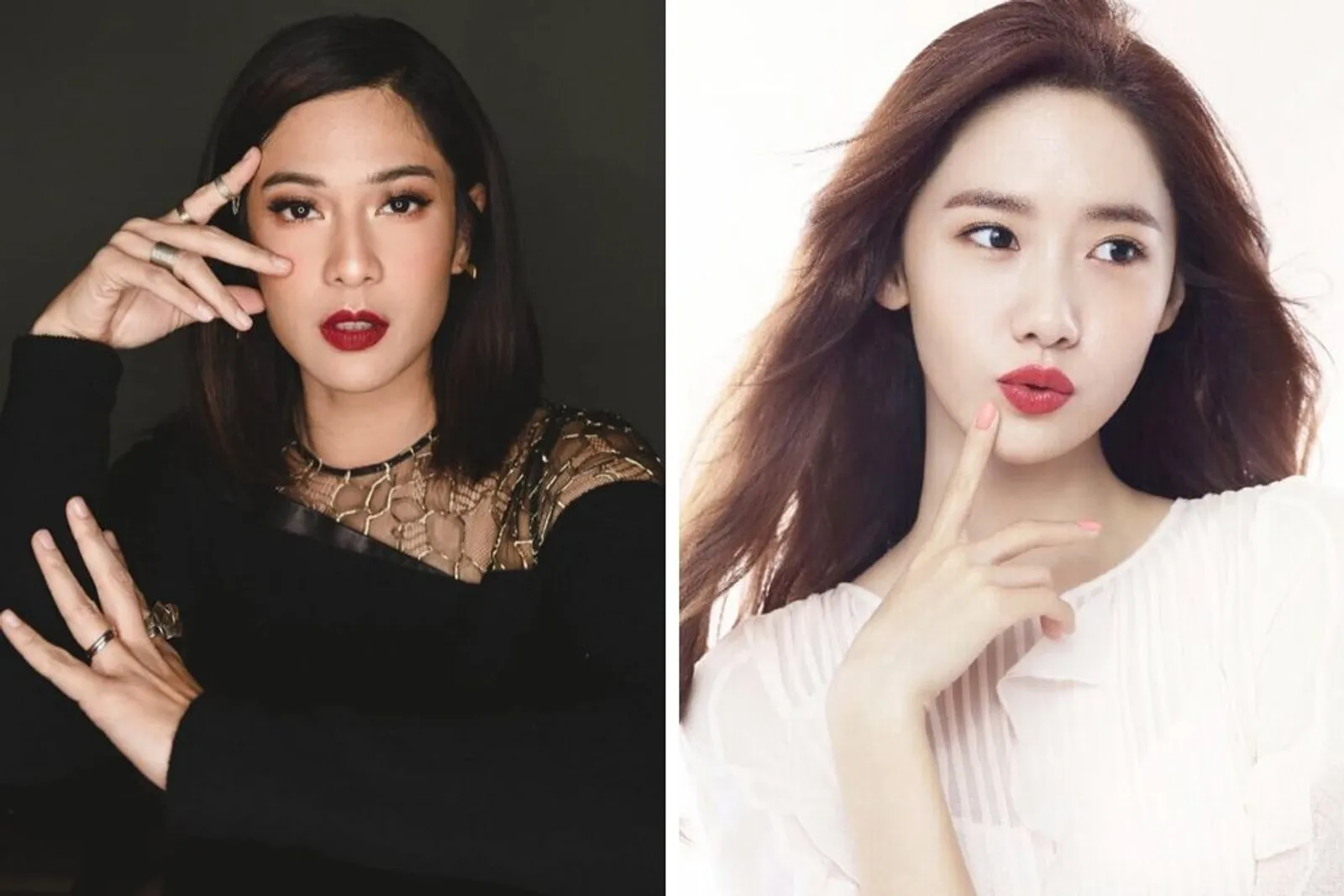 Sama-sama Menawan, Begini Gaya Makeup Dian Sastrowardoyo & Yoona SNSD