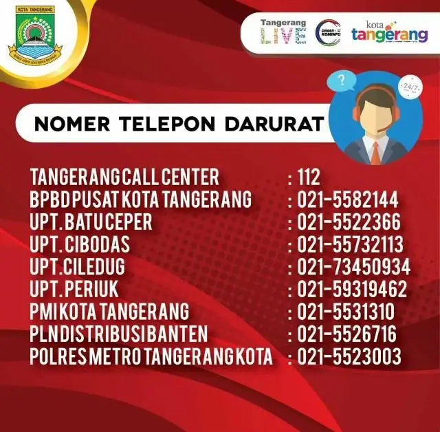 Daftar Nomor Darurat yang Bisa Dihubungi Saat Terjadi Bencana