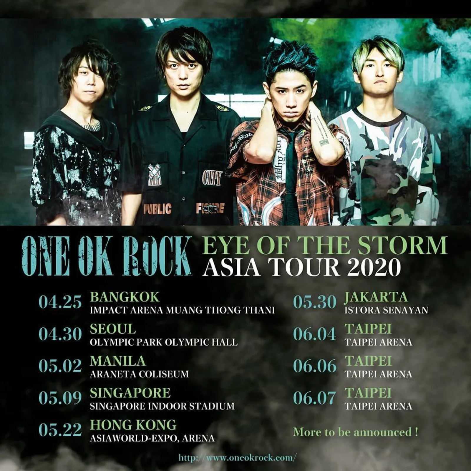 Tiket Hari Pertama Ludes, ONE OK ROCK Tambahkan Jadwal Konsernya