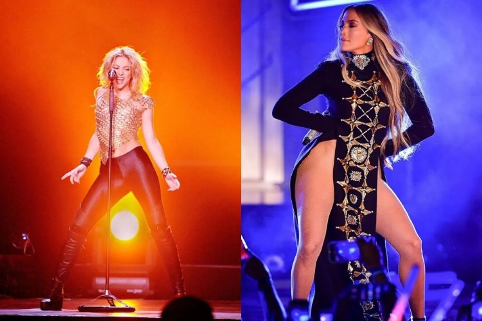Perbandingan Gaya Seksi Shakira dan Jennifer Lopez, Pilih Siapa?