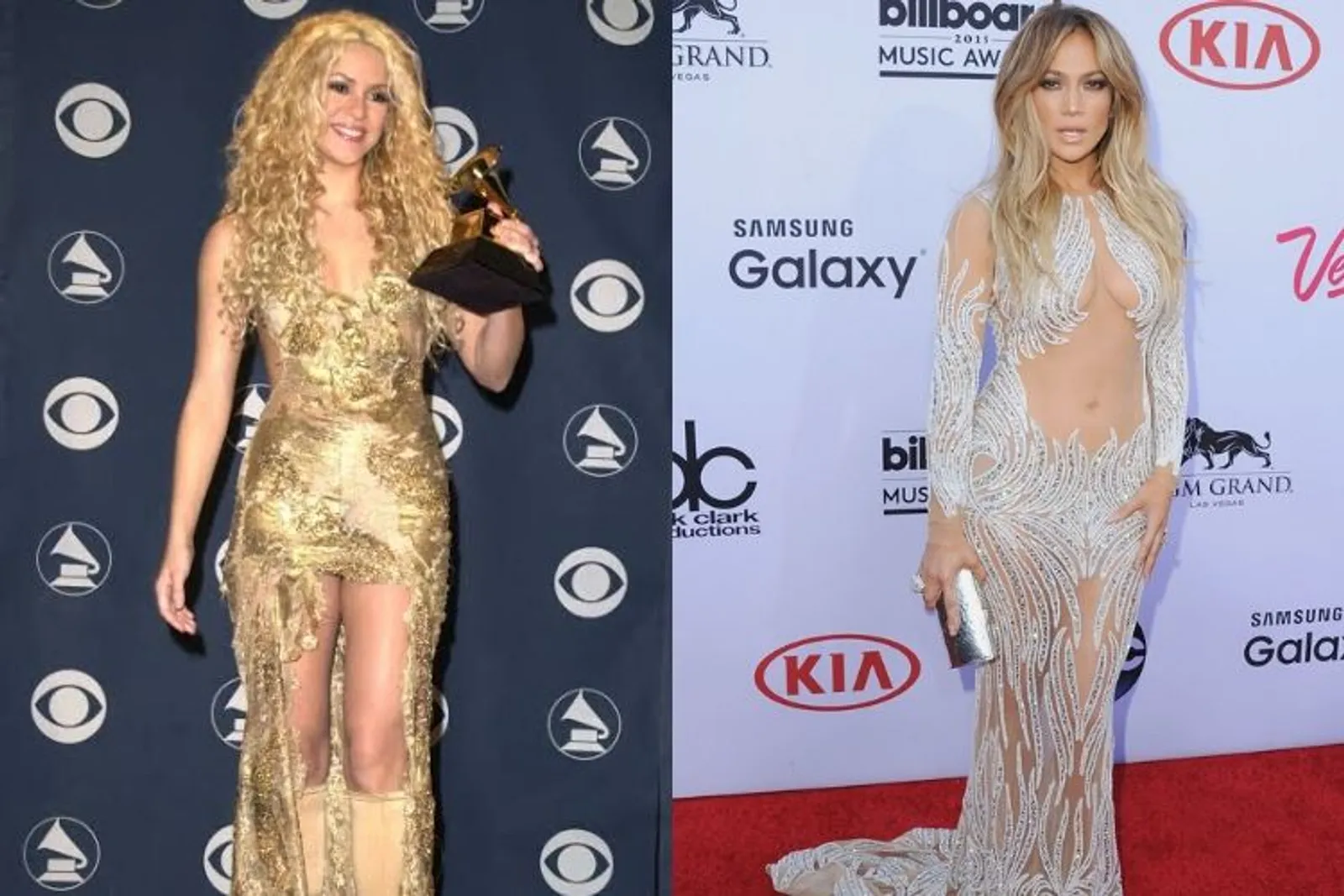 Perbandingan Gaya Seksi Shakira dan Jennifer Lopez, Pilih Siapa?