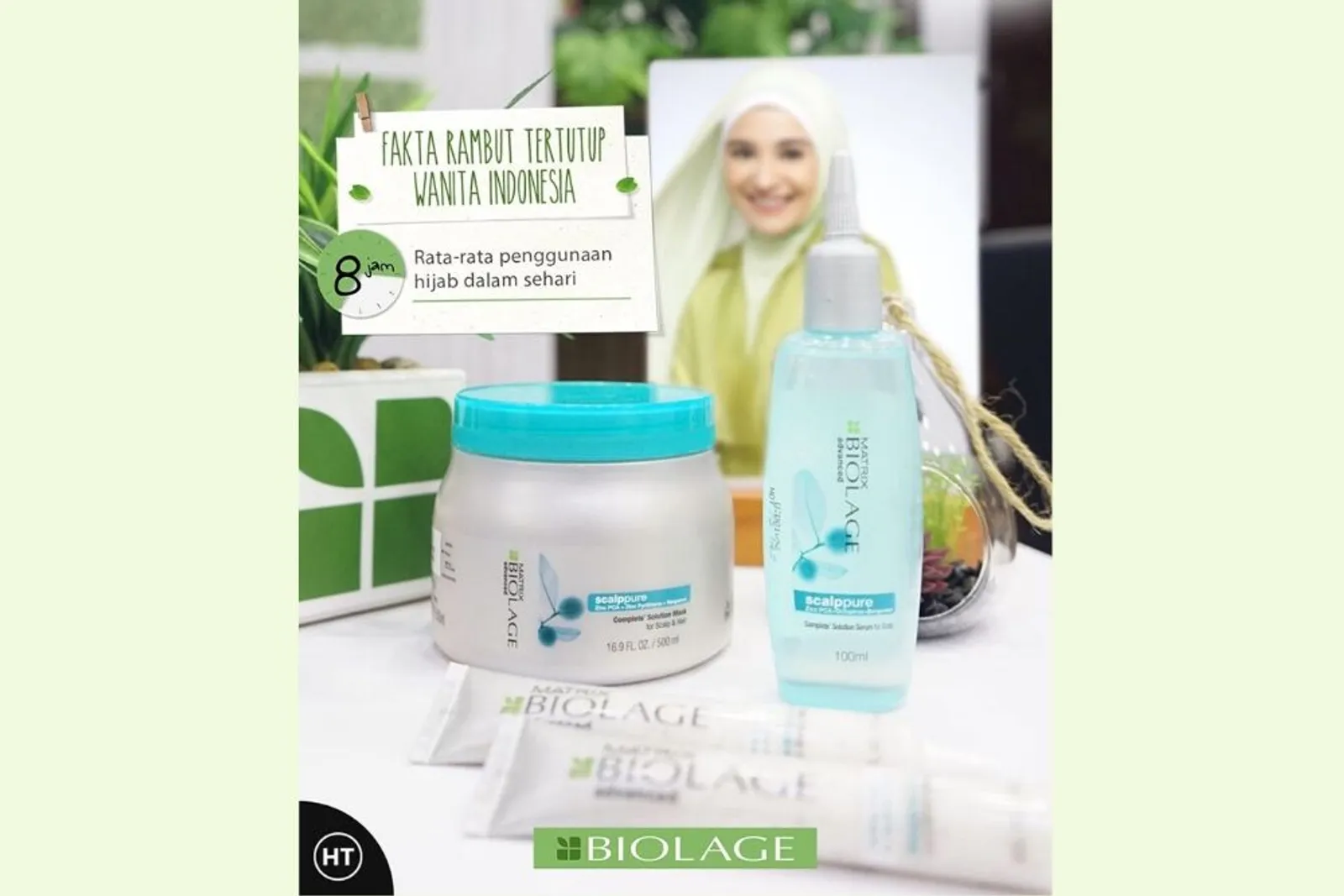 Peringati Hari Hijab Dunia, Biolage Hadiahkan Perawatan untuk Rambut