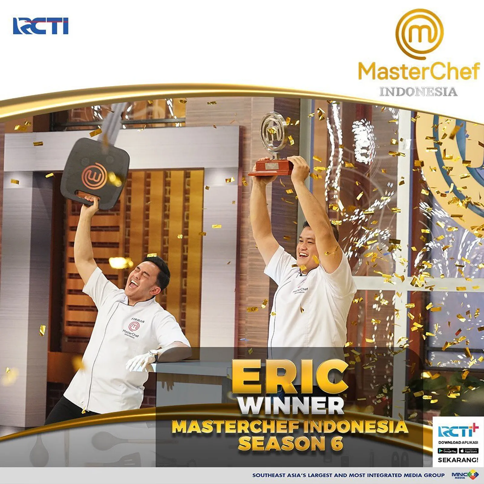 Juara Masterchef Indonesia Season 6, Ini Fakta Seru Eric Herjanto