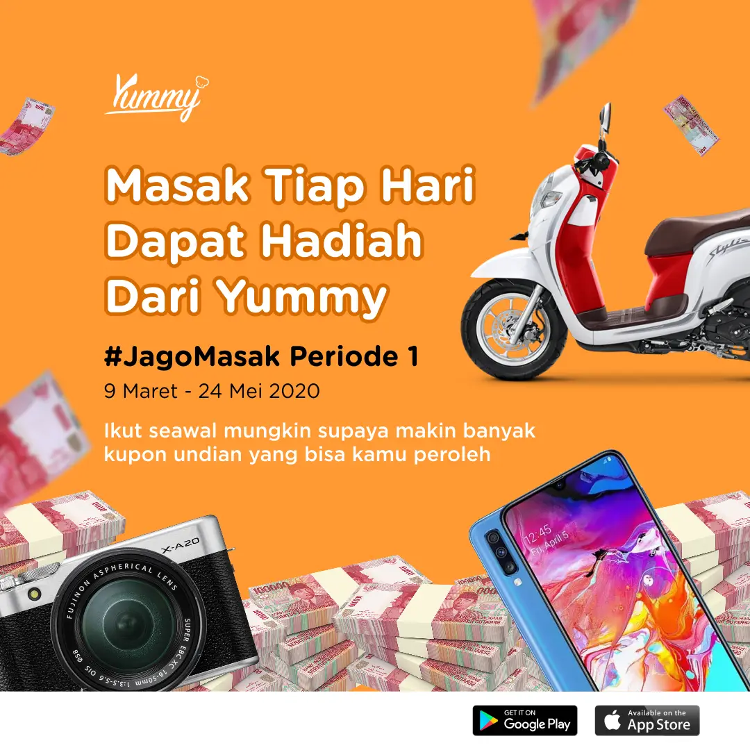 Posting Hasil Masakan Bisa Dapat Honda Scoopy! Ini Caranya.