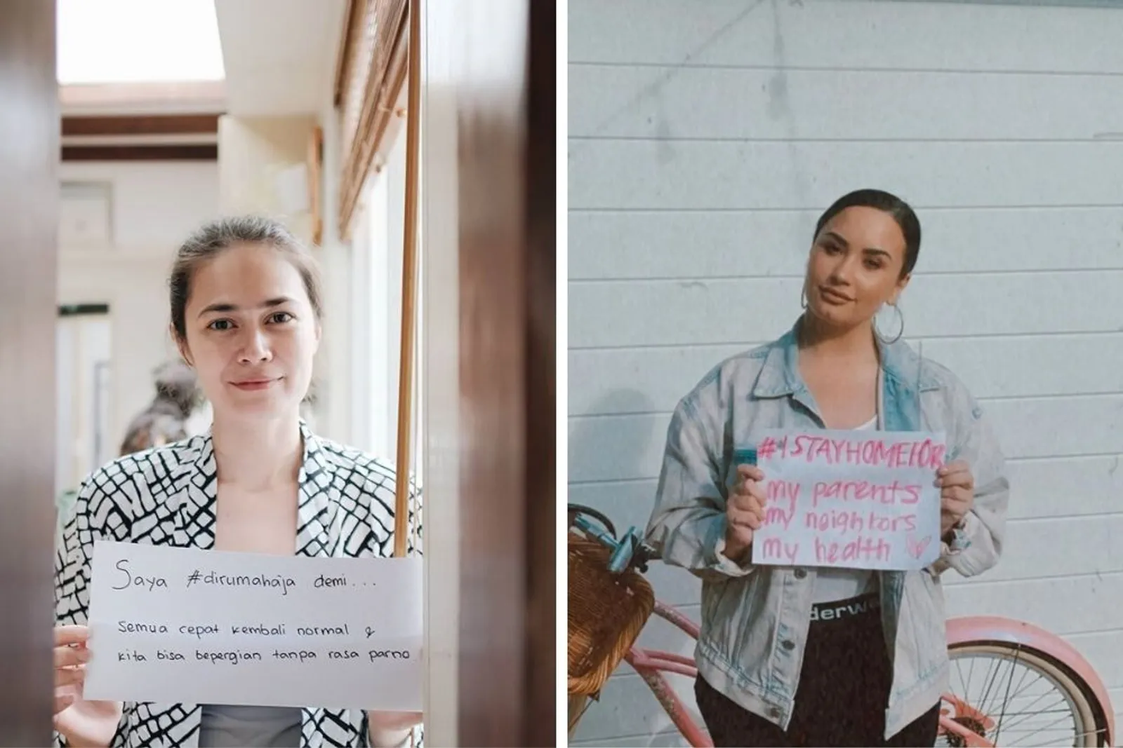 Begini Perbandingan Gaya Seleb Indonesia vs Hollywood Ketika WFH