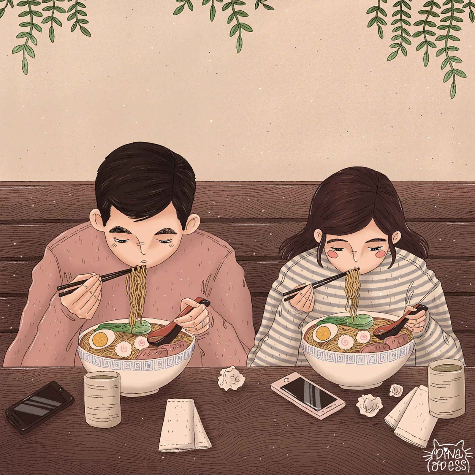 So Cute! 12 Ilustrasi Ini Gambarkan Si Dia Pasangan Ideal