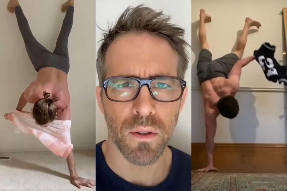 Warganet Menggila Lihat Jake Gyllenhaal Shirtless Handstand Challenge 