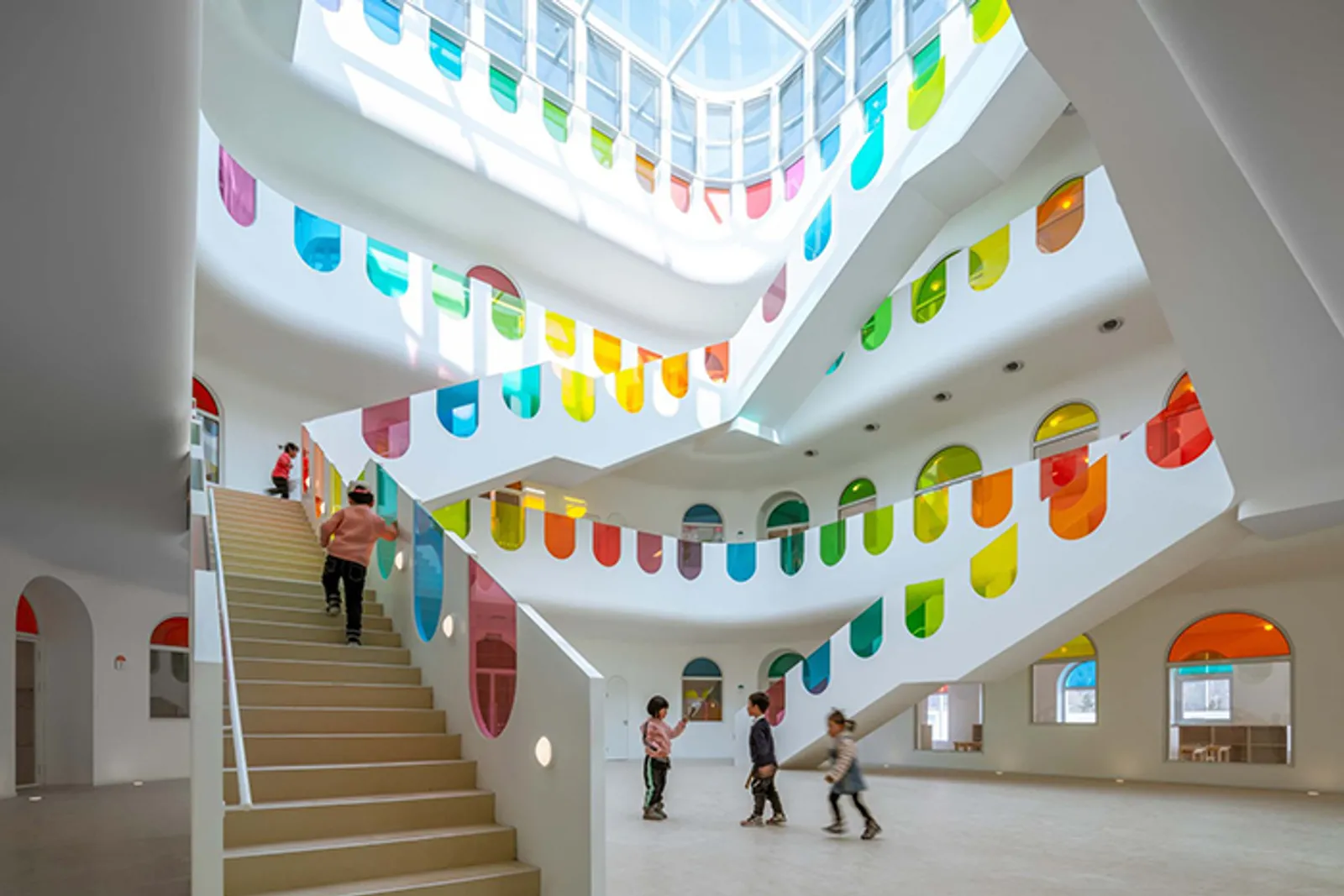 Gemas dan Penuh Warna, Gedung TK di Tiongkok Ini Bisa Jadi Inspirasi