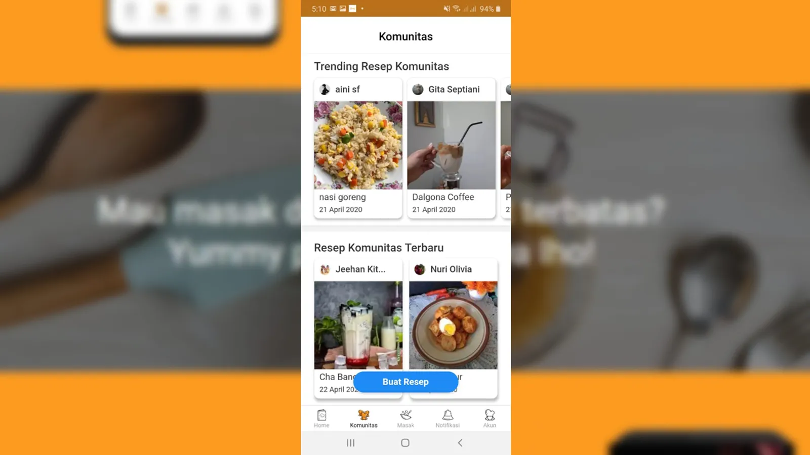 Menu Buka Puasa Sampai Makanan Sehat, Semua Ada di Yummy App 