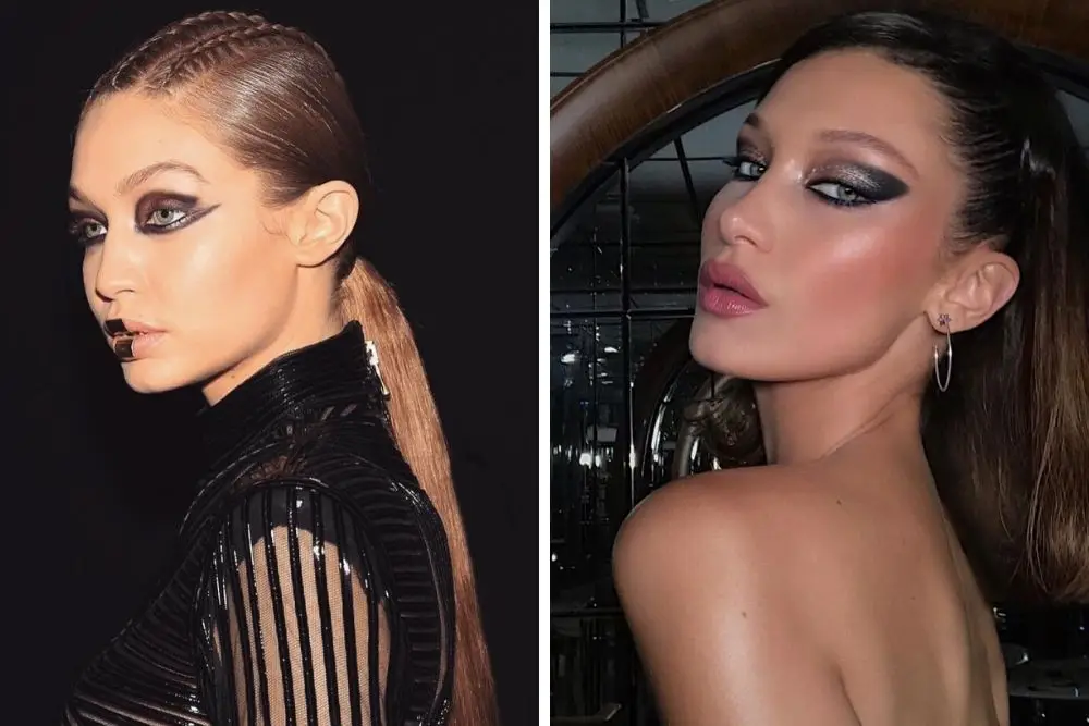 Bak Anak Kembar, Begini Riasan Kompak Gigi Hadid dan Bella Hadid