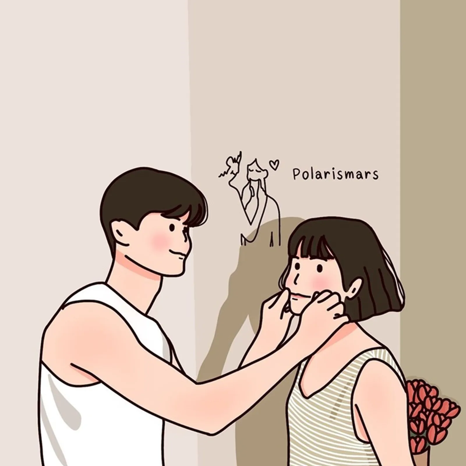 Bikin Meleleh, 9 Ilustrasi Ini Nggak Kalah Romantis dari Drama Korea