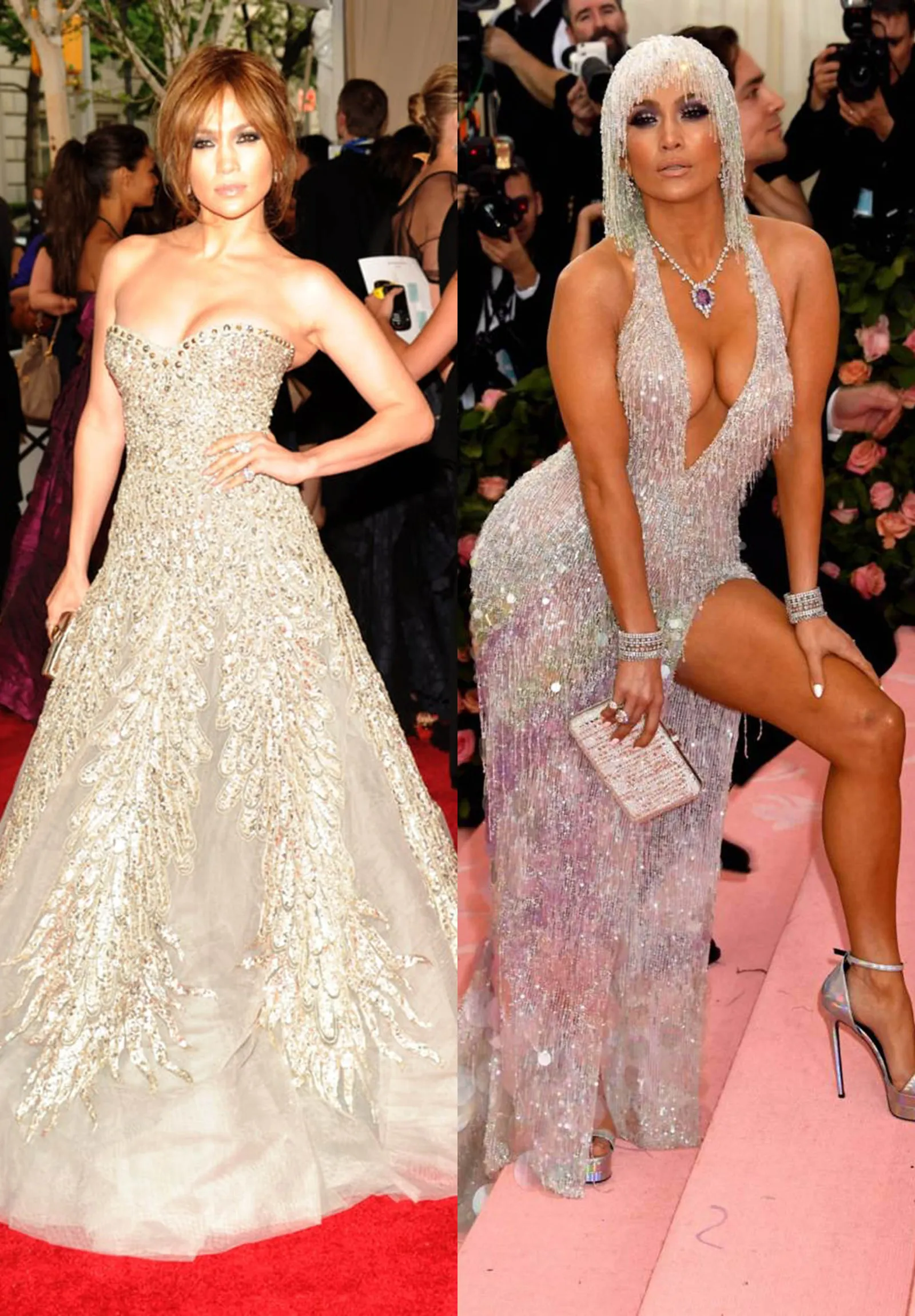 Transformasi Para Artis Di Red Carpet Met Gala, Dulu vs Sekarang