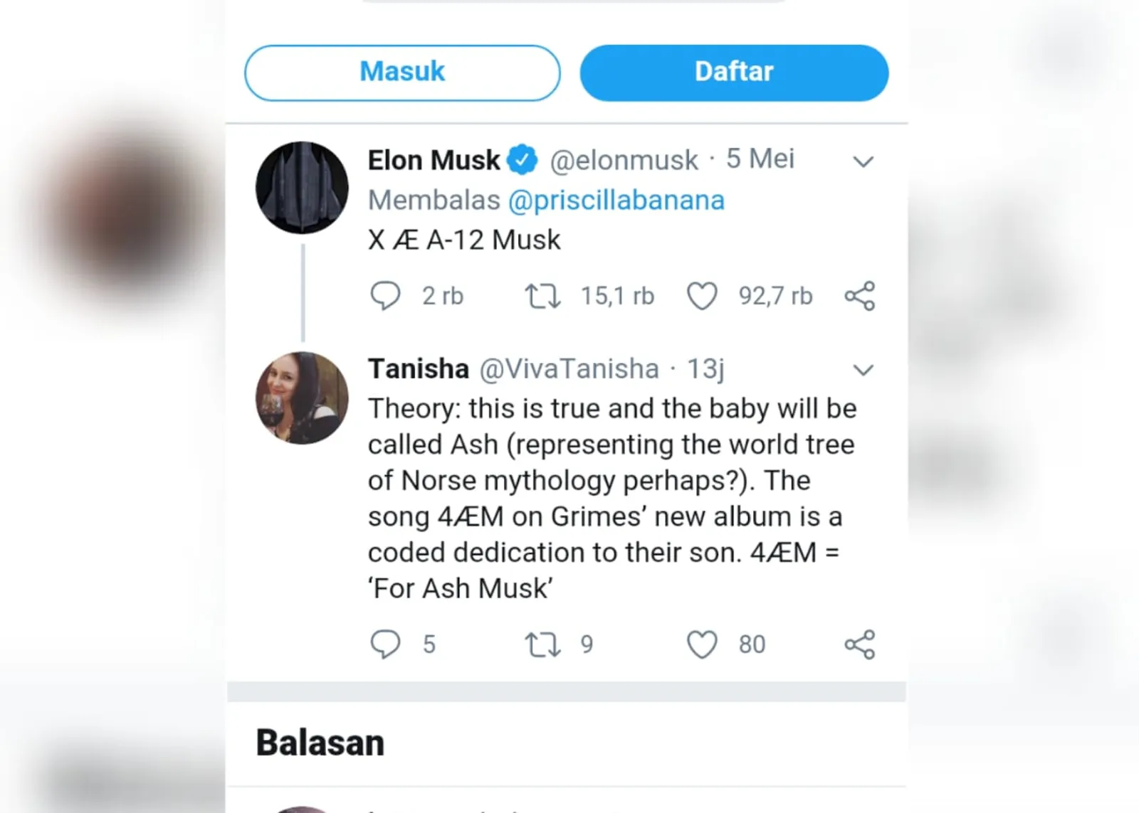 Dinamai “X Æ A-12 Musk”, Ini Cara Membaca Nama Anak Elon Musk