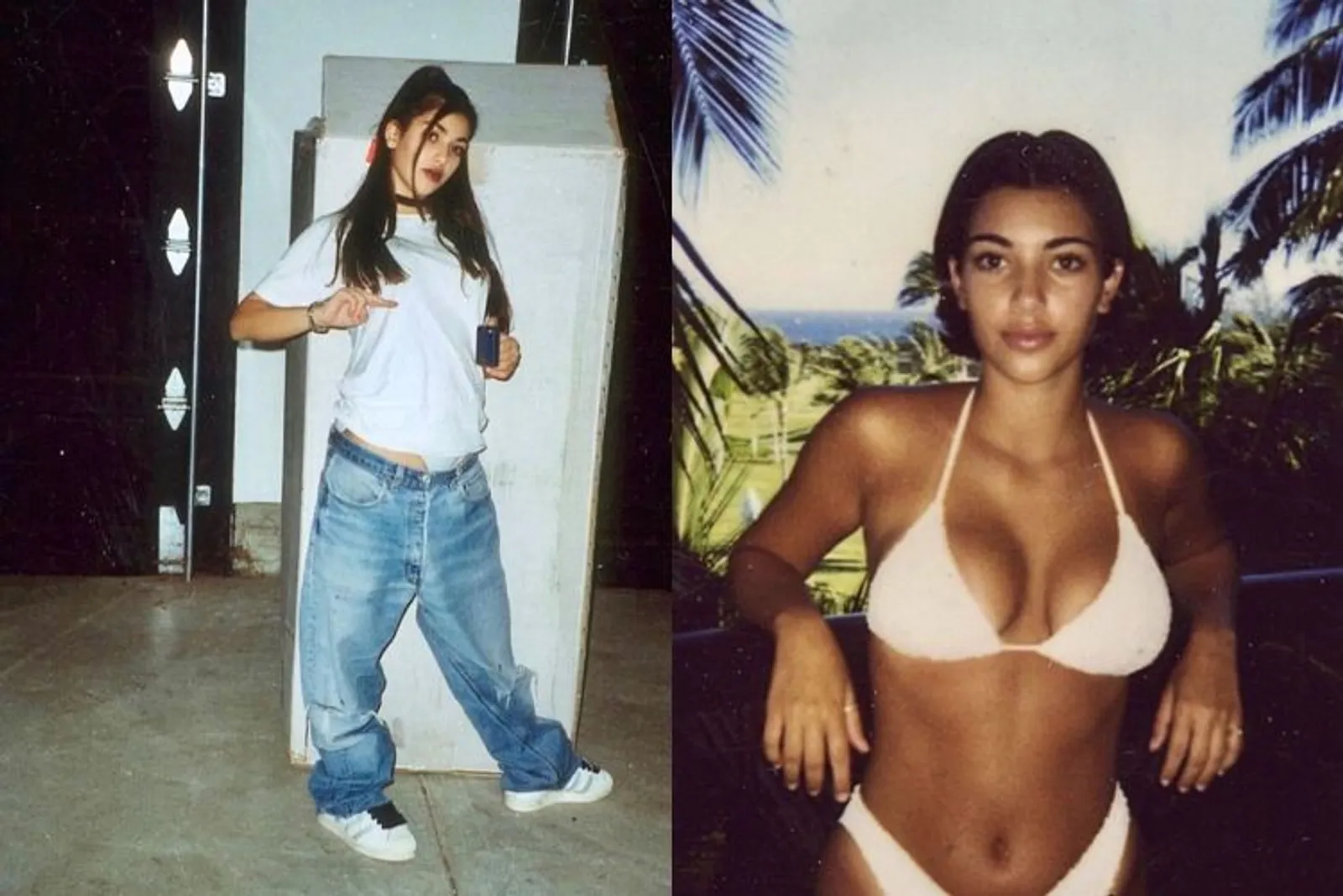 Potret Lugu Kim Kardashian West Zaman Jadul, Sudah Seksi!
