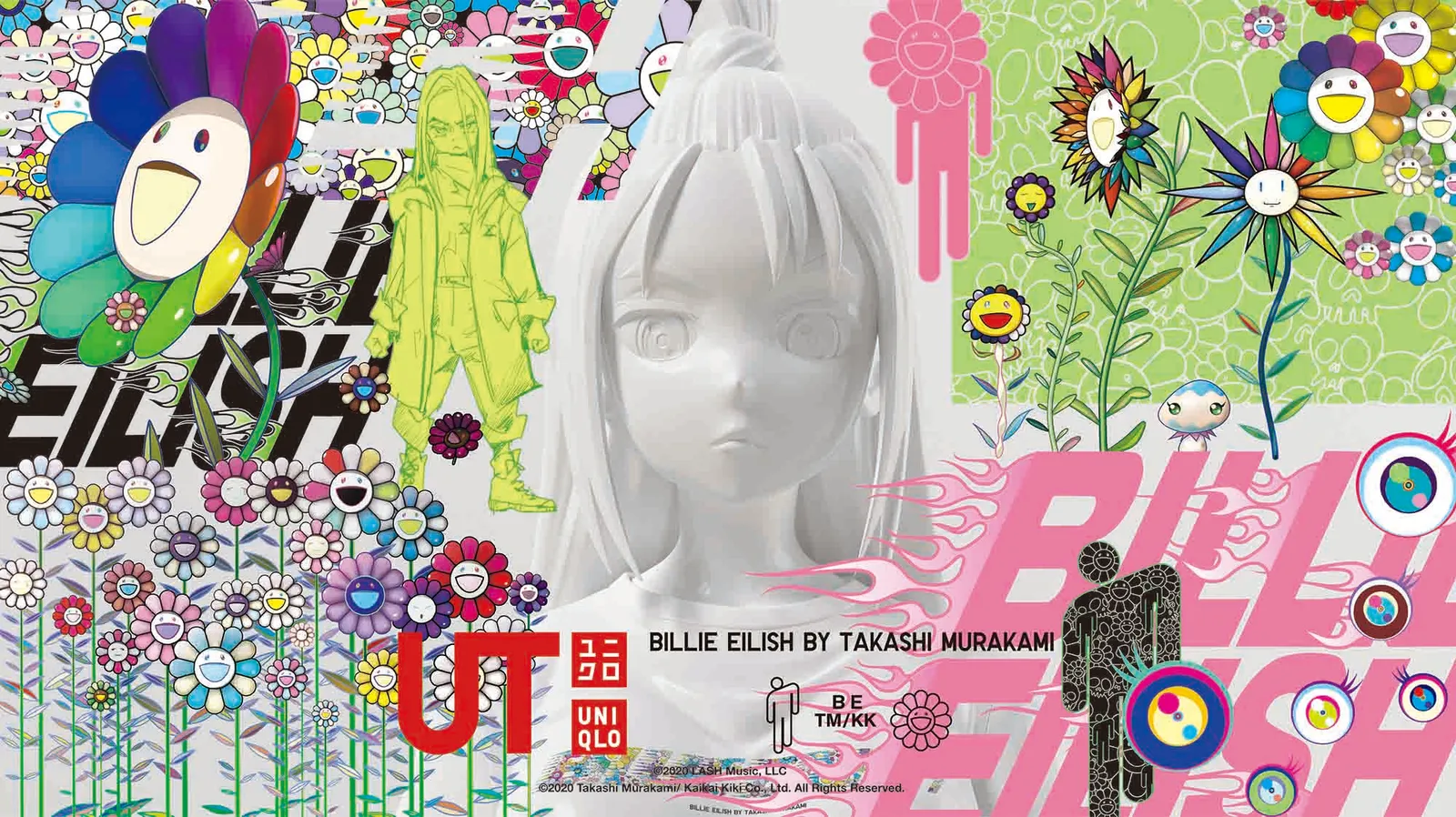 UNIQLO Merilis Koleksi Billie Eilish x Takashi Murakami UT
