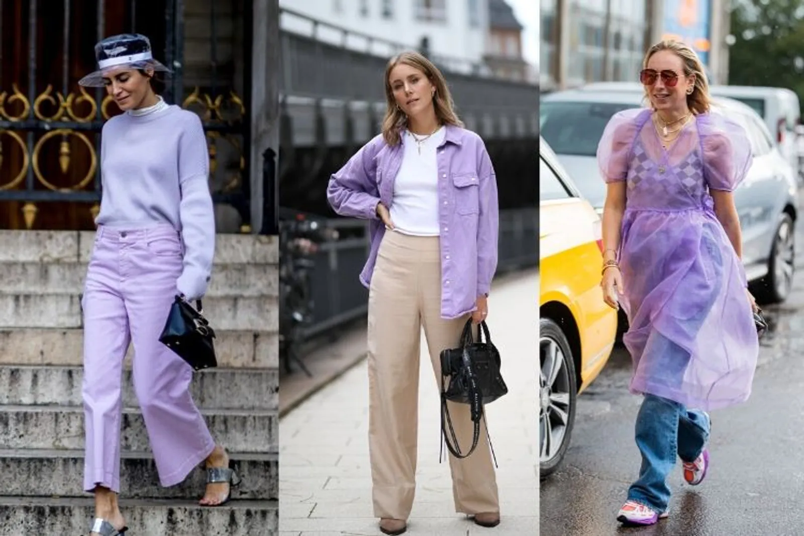 Tips Padu-padan Outfit Warna Ungu Lilac