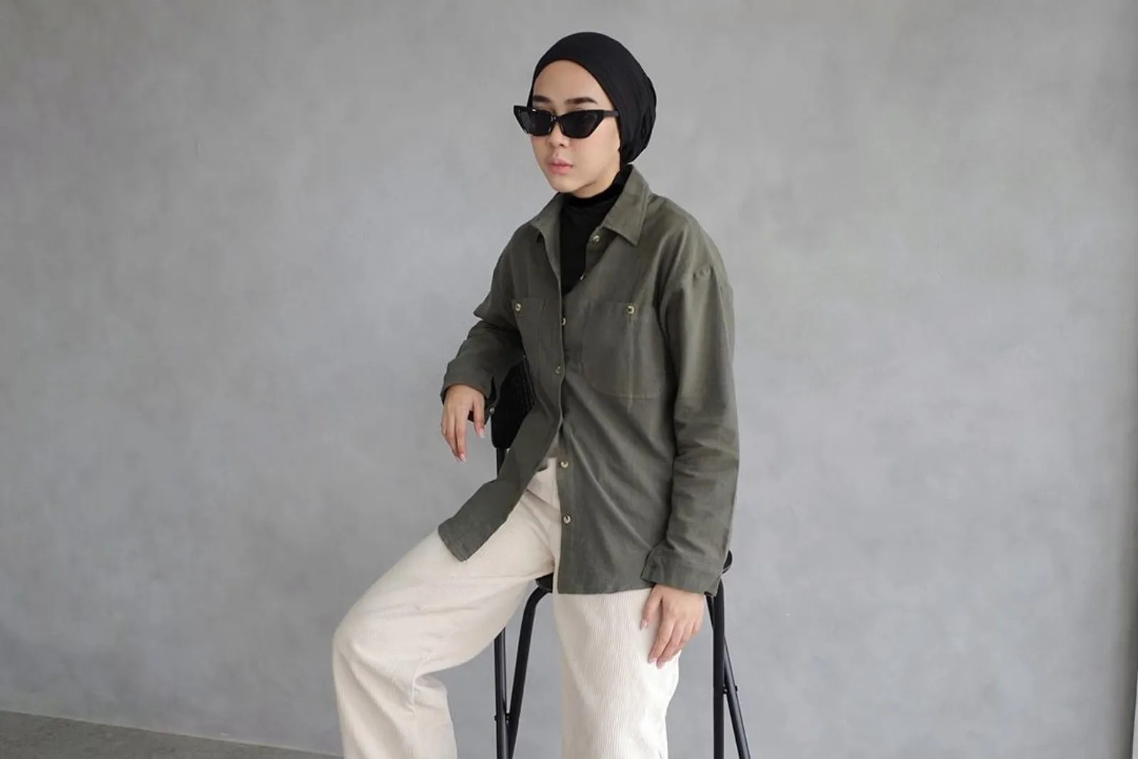 #PopbelaOOTD: Rekomendasi Kemeja untuk Pemakai Hijab