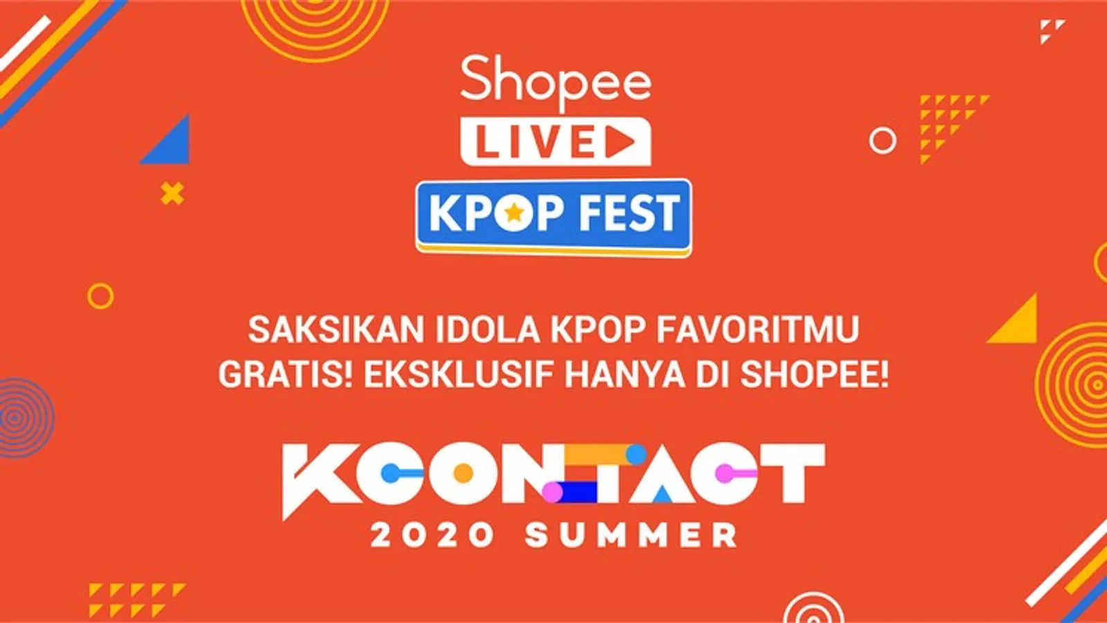 Seru Banget, Nantikan KCON 2020 di Shopee Live Kpop Fest, GRATIS!