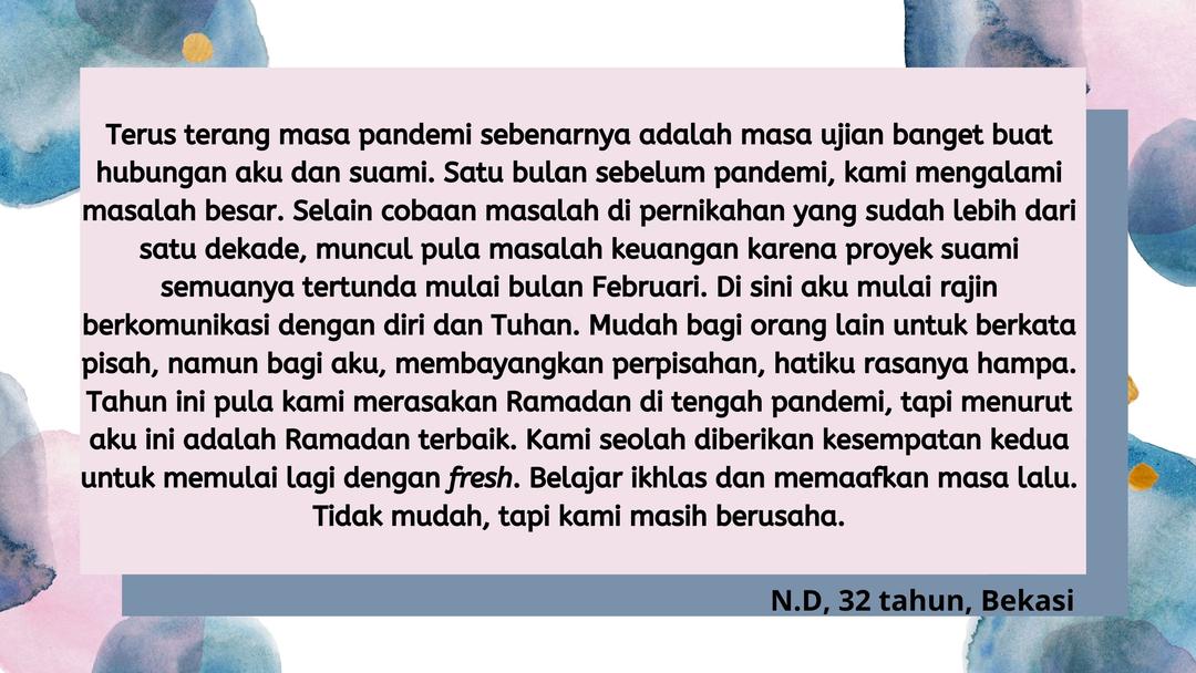 7 Perempuan Berbagi Kisah Seputar Perubahan Pernikahan di Masa Pandemi