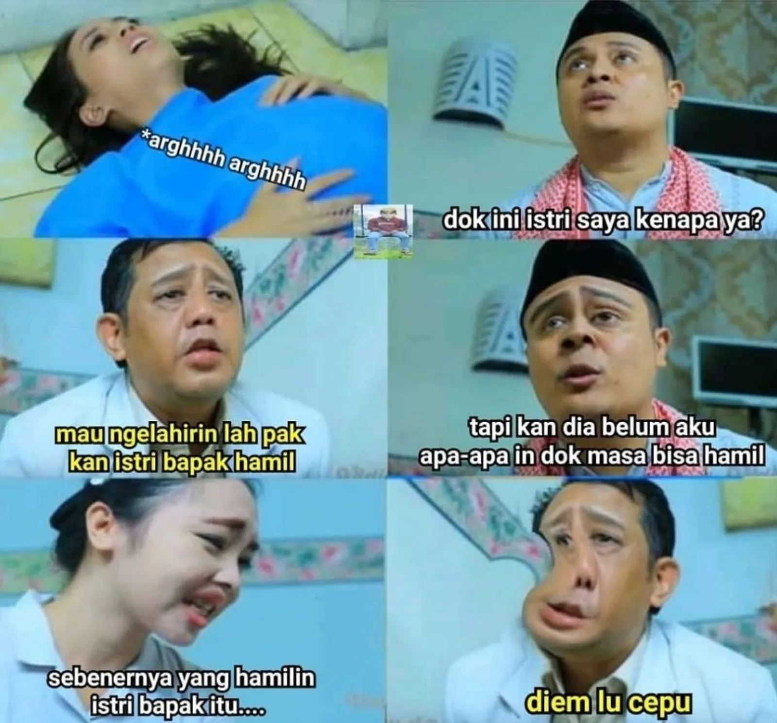 10 Meme Adegan Dokter di Sinetron Indonesia Paling Ikonik Bikin Ngakak