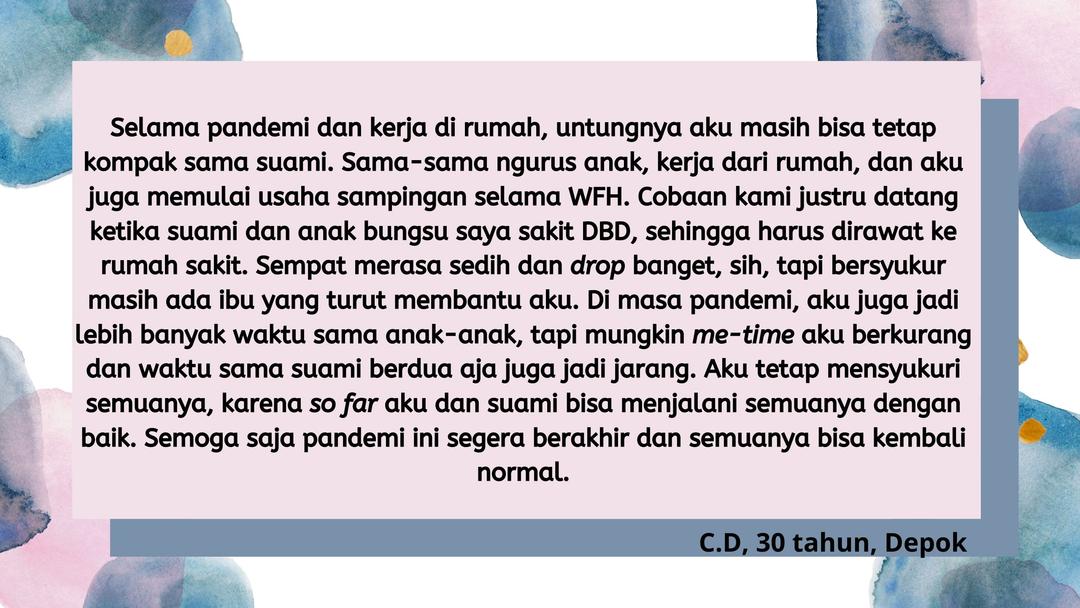 7 Perempuan Berbagi Kisah Seputar Perubahan Pernikahan di Masa Pandemi