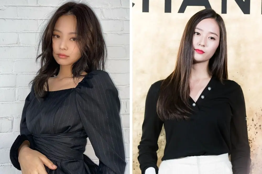 Sama-sama Mantan Pacar Kai EXO,  Intip Adu Riasan Jennie vs Krystal!