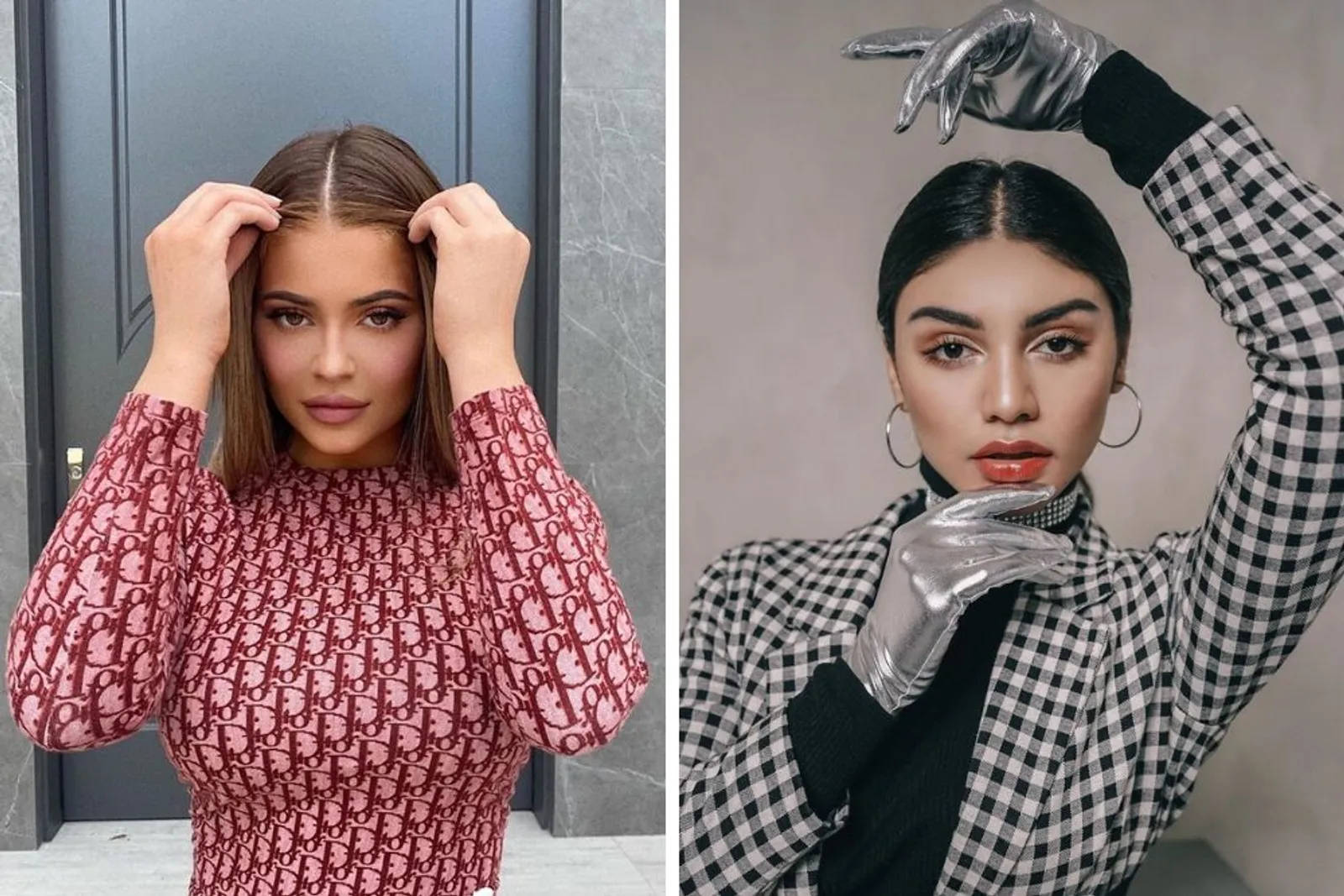 Miripnya Kebangetan, Begini Adu Riasan Kylie Jenner vs Jihane Almira 