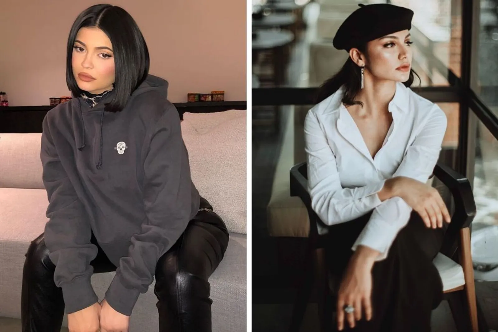 Miripnya Kebangetan, Begini Adu Riasan Kylie Jenner vs Jihane Almira 