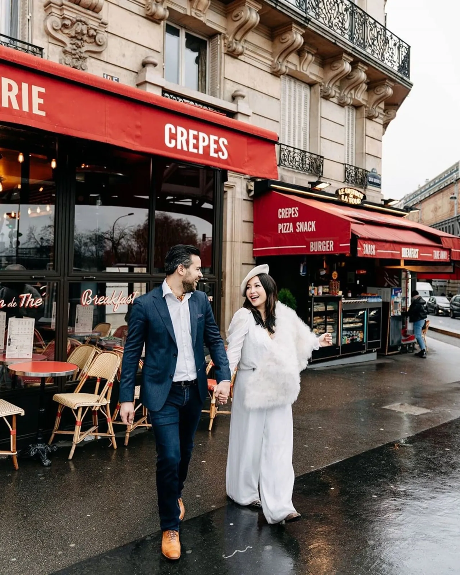 Jatuh ke Pelukan Bule, Intip 9 Foto Pre-Wedding Chef Marinka & Kekasih