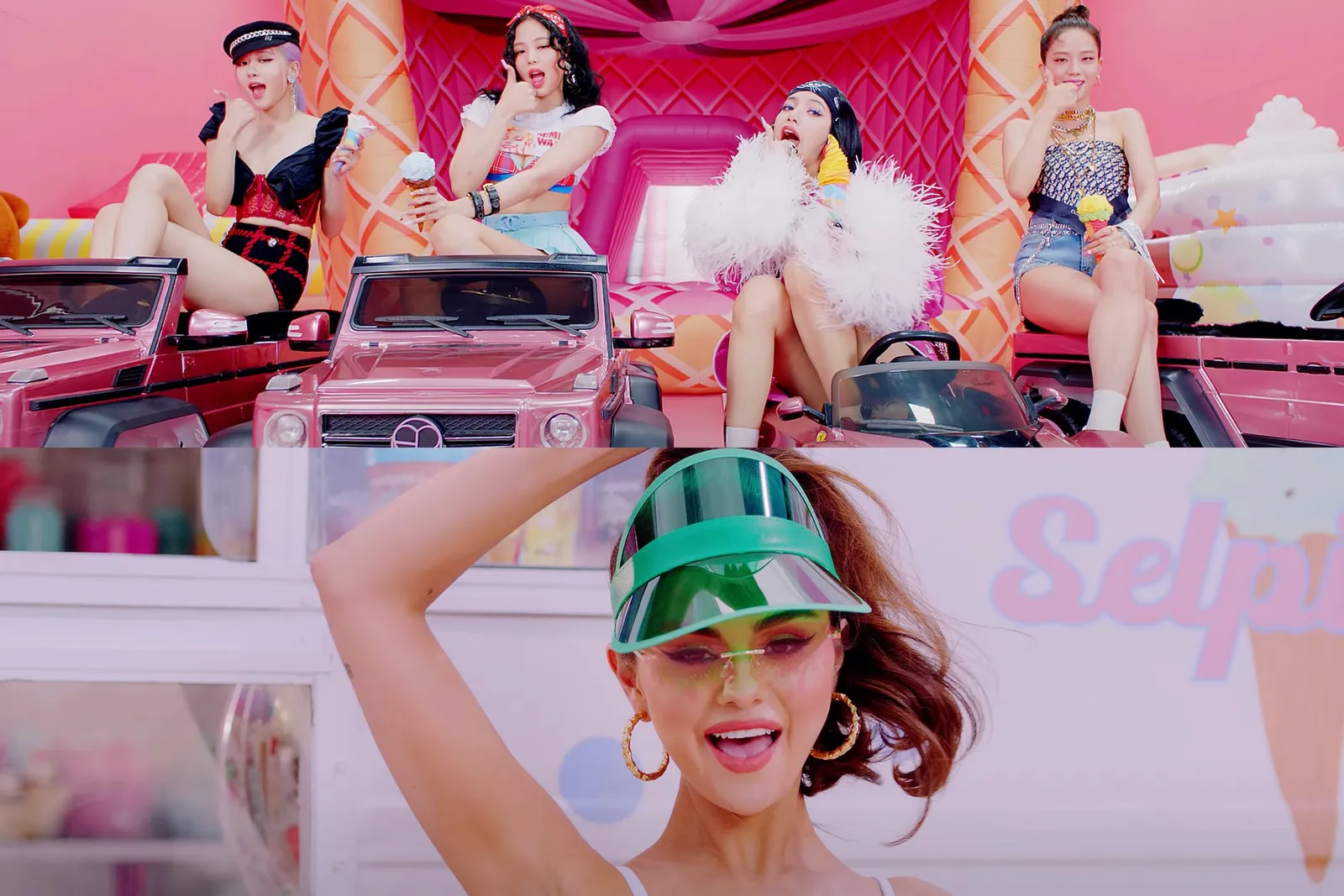 Gaya Gemas BLACKPINK & Selena Gomez di Video Klip 'Ice Cream'