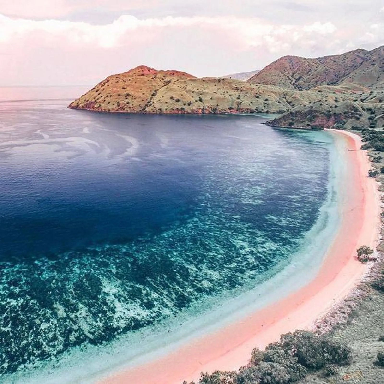 Pink Beach Labuan Bajo: Lokasi, Rute, dan Harga Tiketnya
