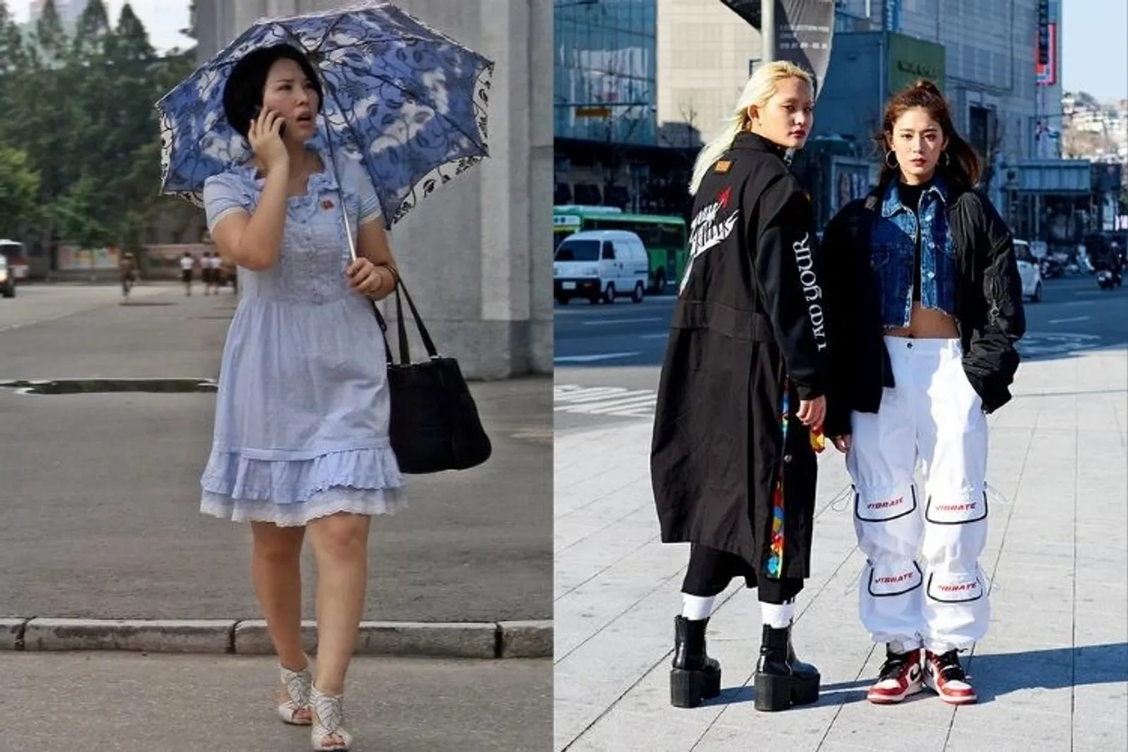 Perbedaan Fashion Korea Utara & Korea Selatan, Bagai Langit & Bumi