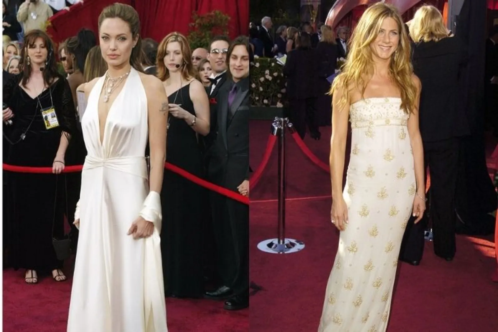 Jadi Mantan Brad Pitt, Ini Adu Gaya Angelina Jolie & Jennifer Aniston