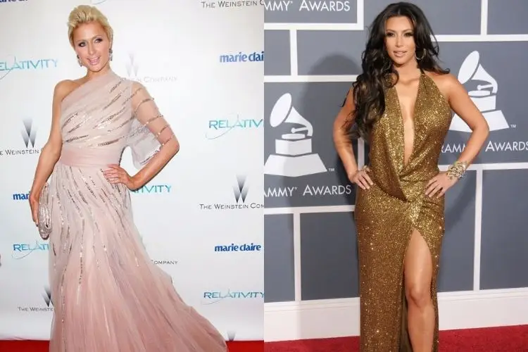 Perbandingan Gaya Paris Hilton vs Kim Kardashian West