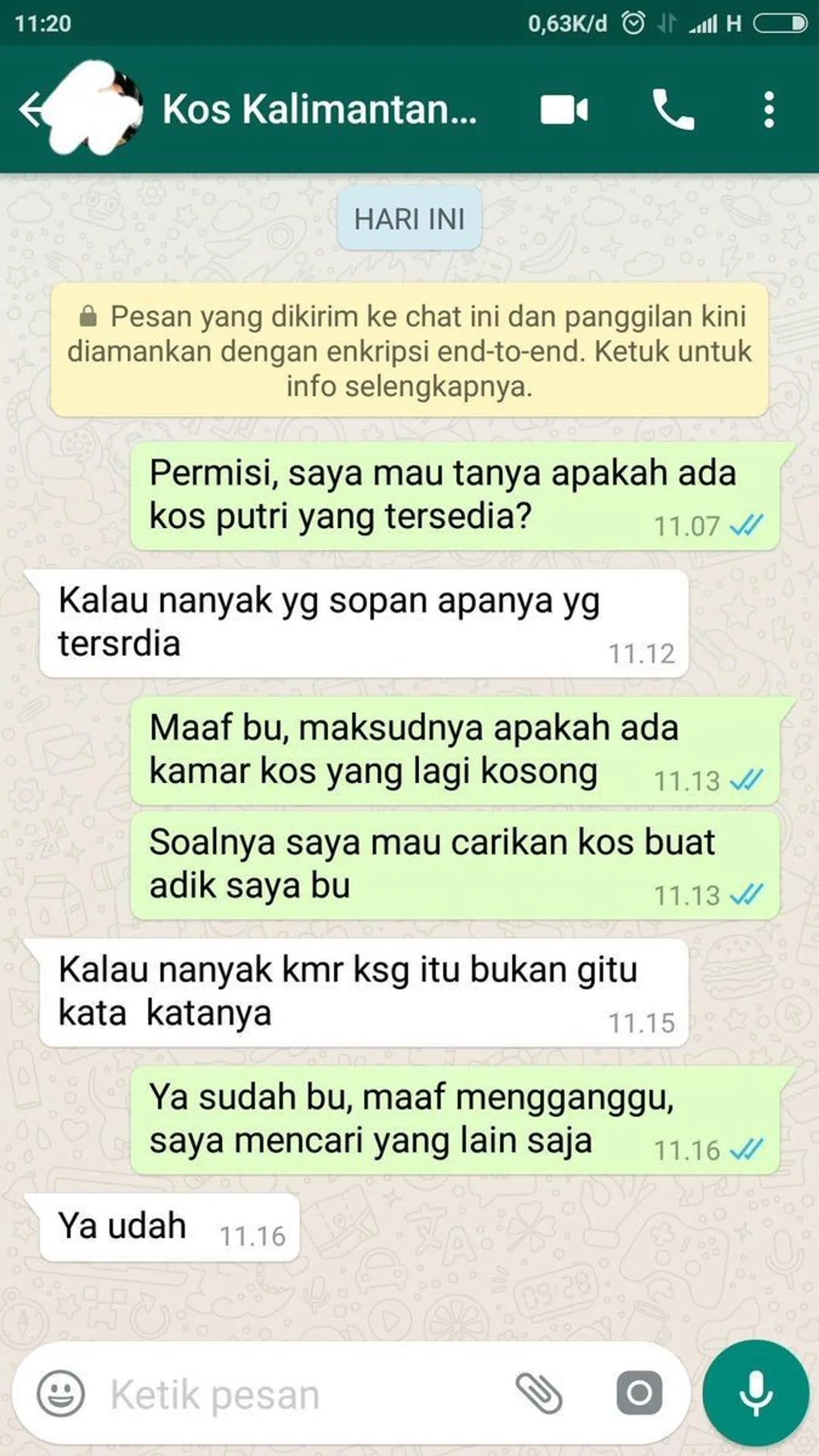 10 Chat dengan Ibu Kos Ini Bikin Gregetan dan Kesal, Pernah Mengalami?