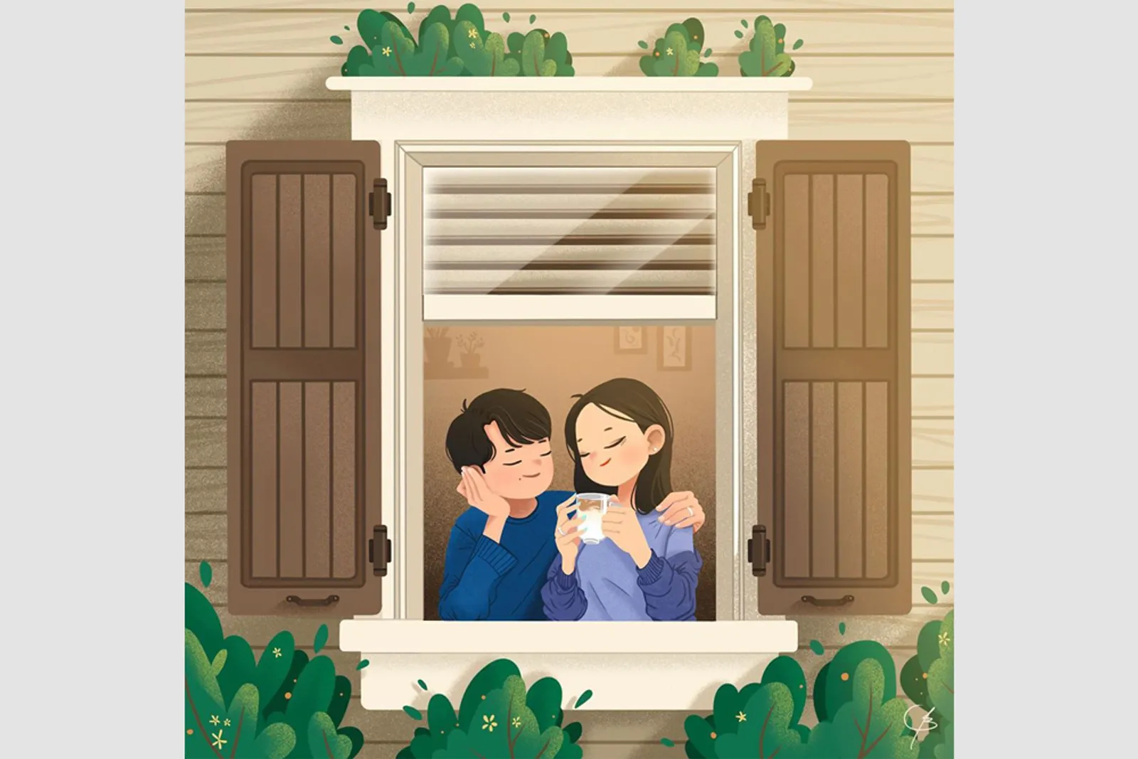 So Sweet! 9 Ilustrasi ini Gambarkan Momen Berkencan dengan Pasangan