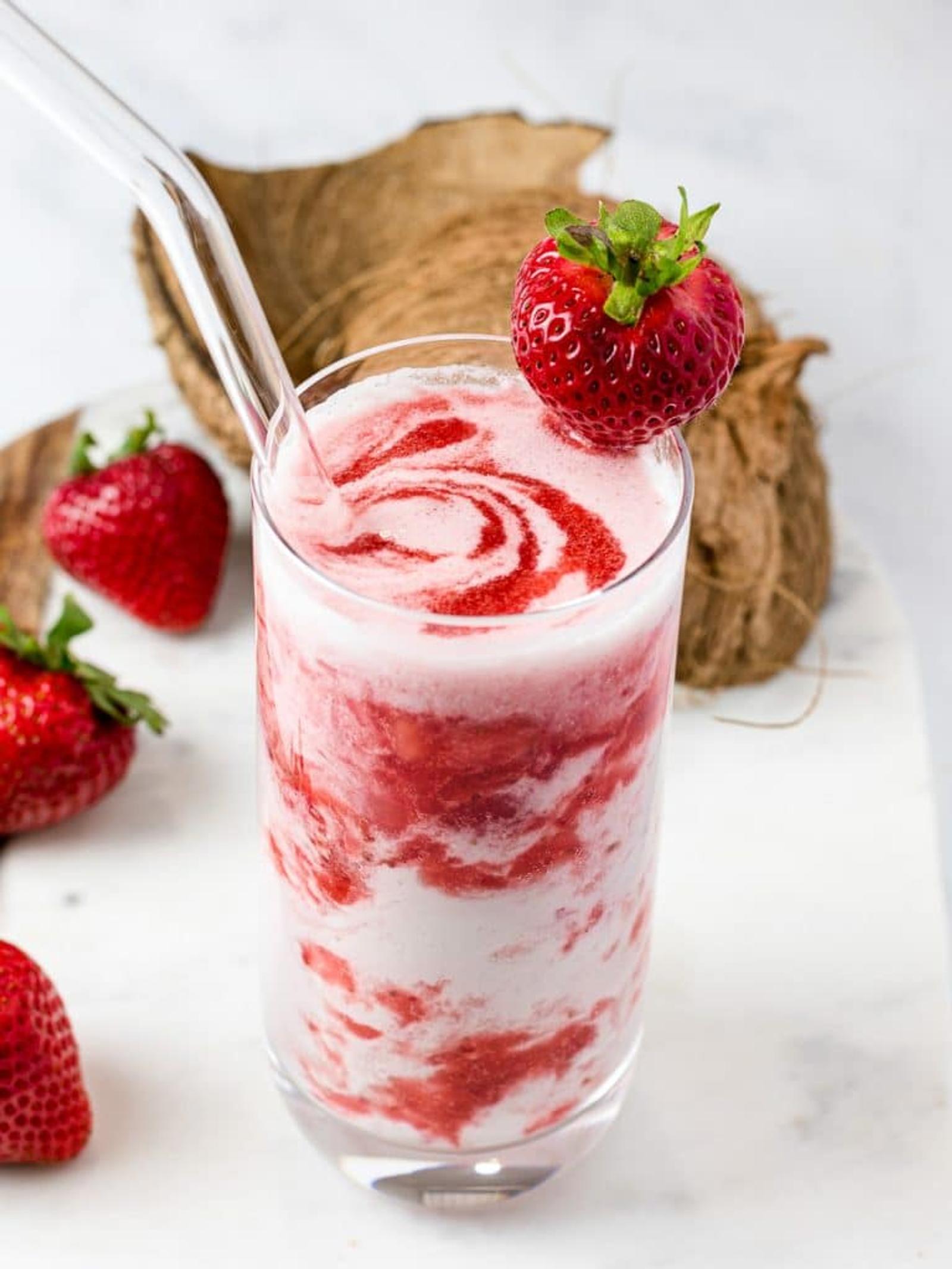 Resep Homemade Korean Strawberry Milk