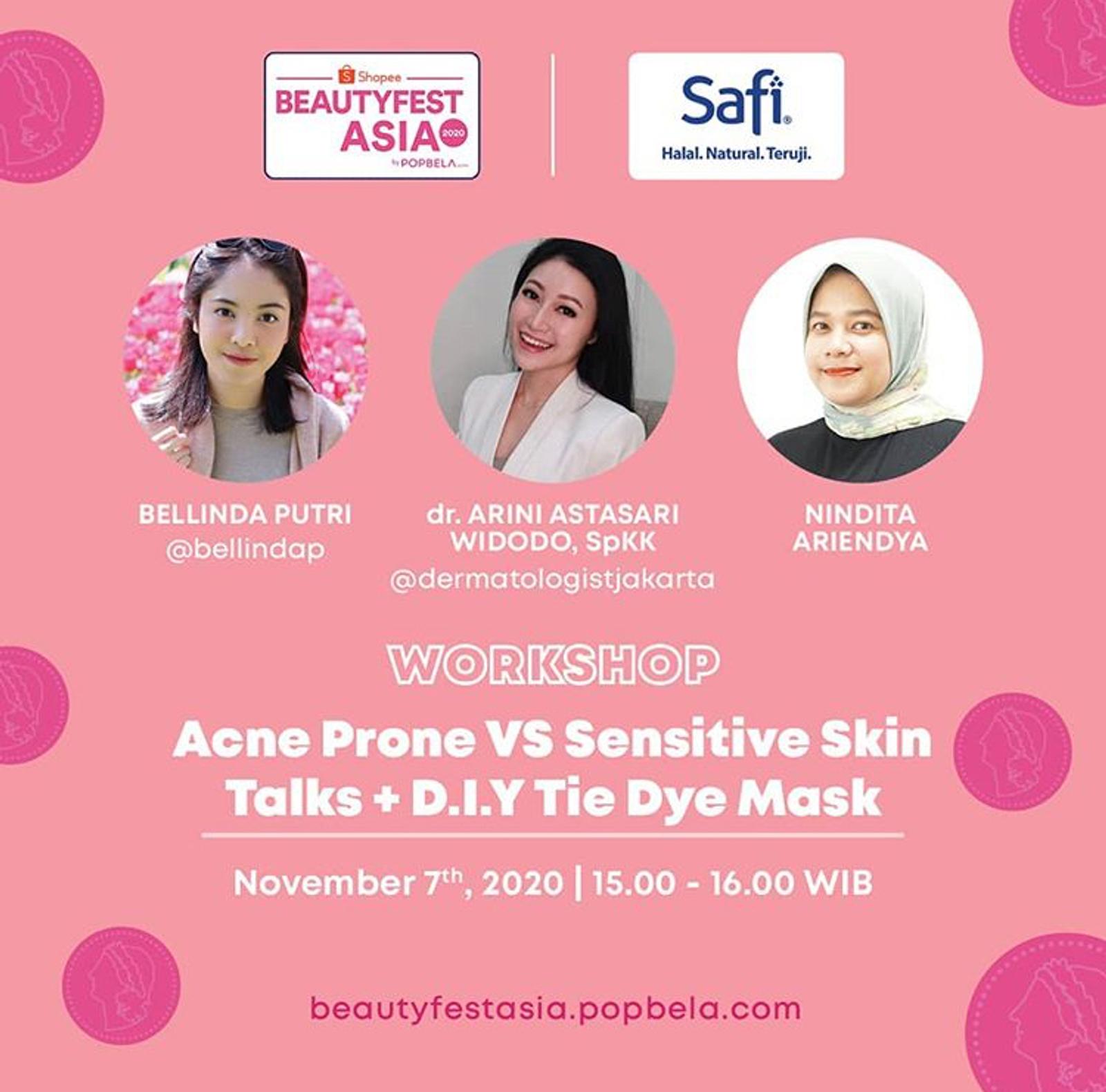 Akses Gratis Daftar Talk show & Workshop BeautyFest Asia 2020 Day-2