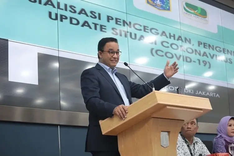 Potret Anies Baswedan Keliling Jakarta Sebelum Positif COVID-19