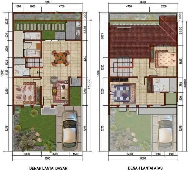 Muat untuk Mobilmu, 7 Inspirasi Denah Rumah Minimalis dengan Garasi