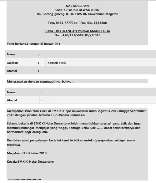 Ini 8 Contoh Surat Pengalaman Kerja Beserta Cara Membuatnya
