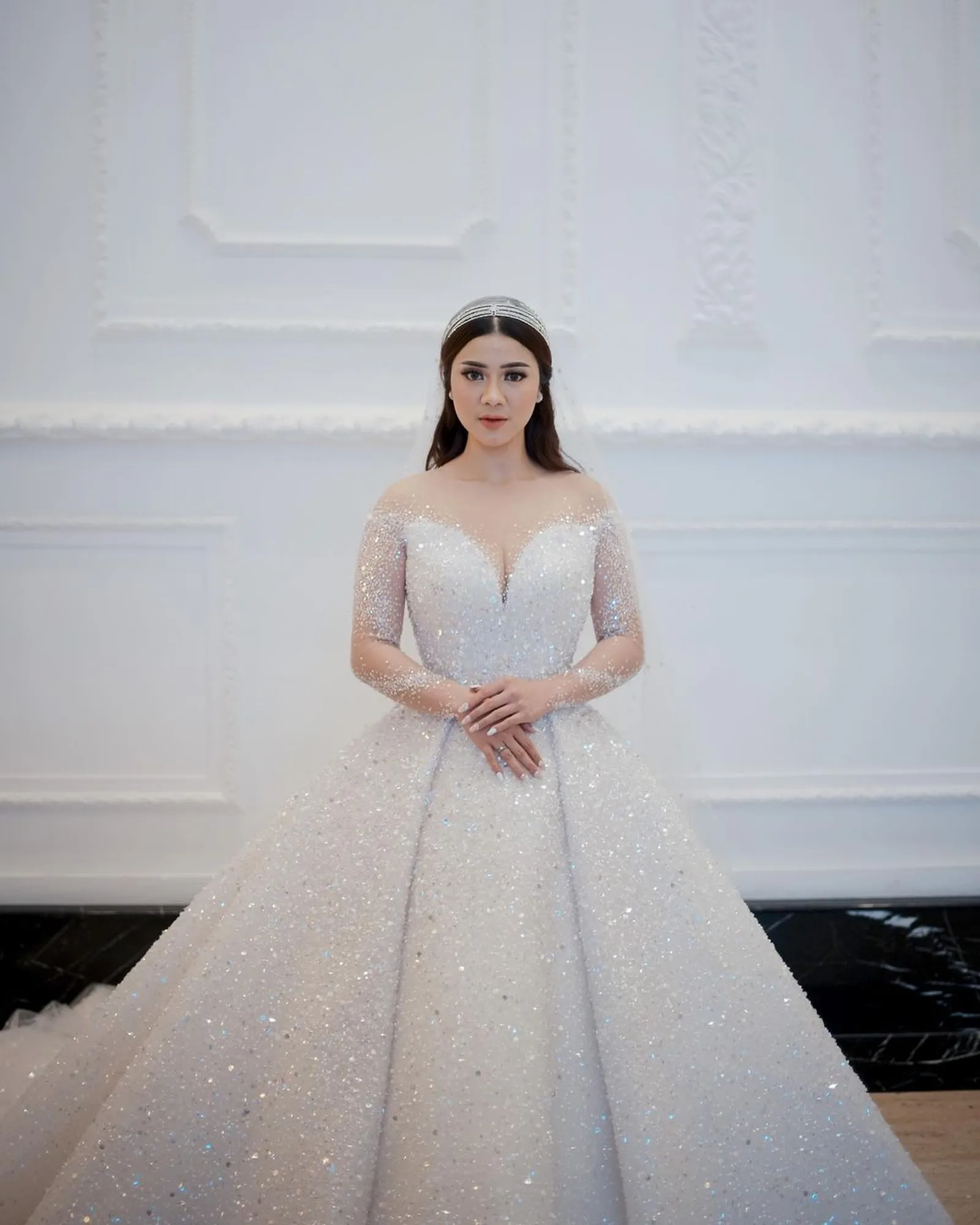 Gaun Glamor Felicya Angelista saat Menikah, Layaknya Putri Dongeng!