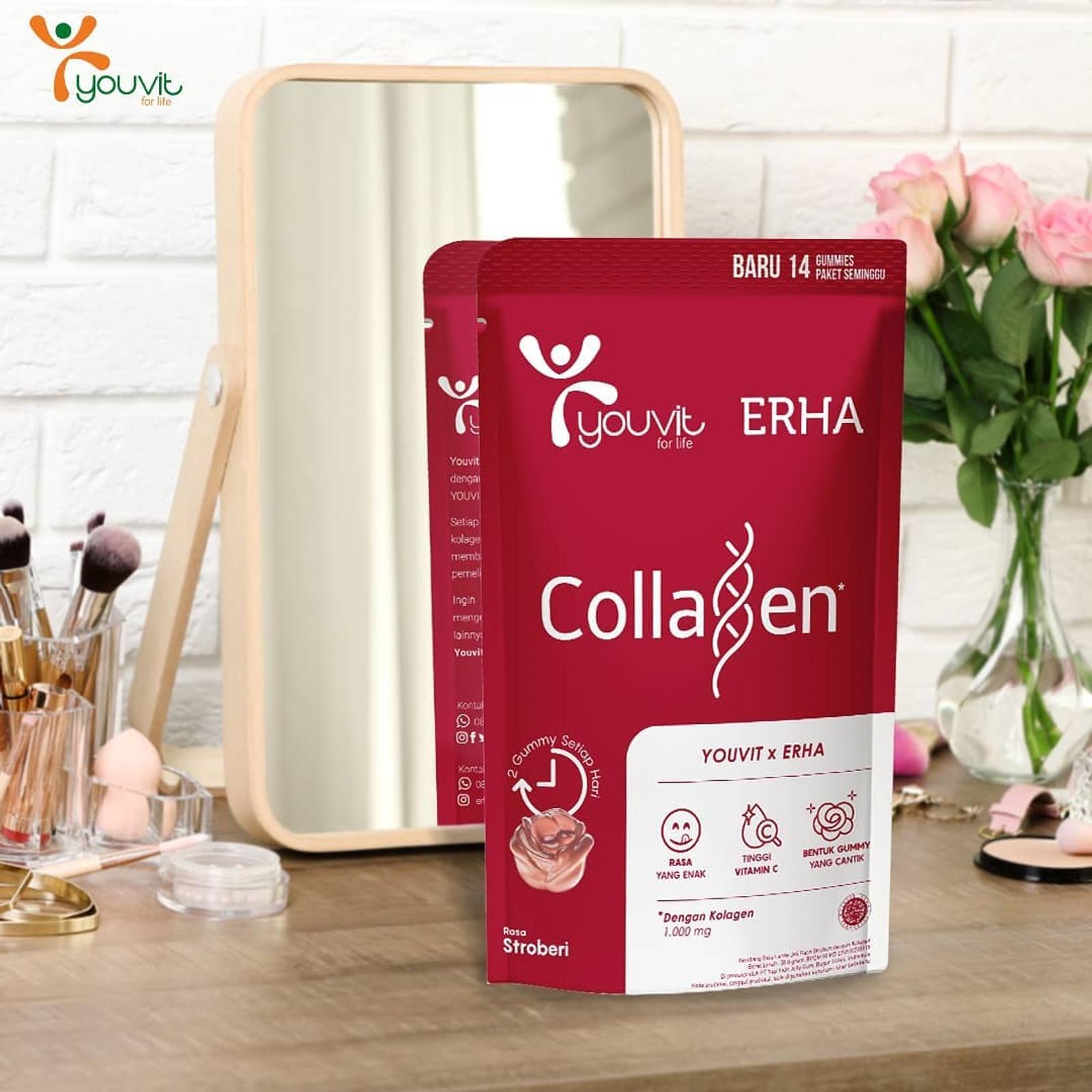 YouVit X Erha Collagen, Vitamin Kenyal untuk Kulit Lebih Gemes