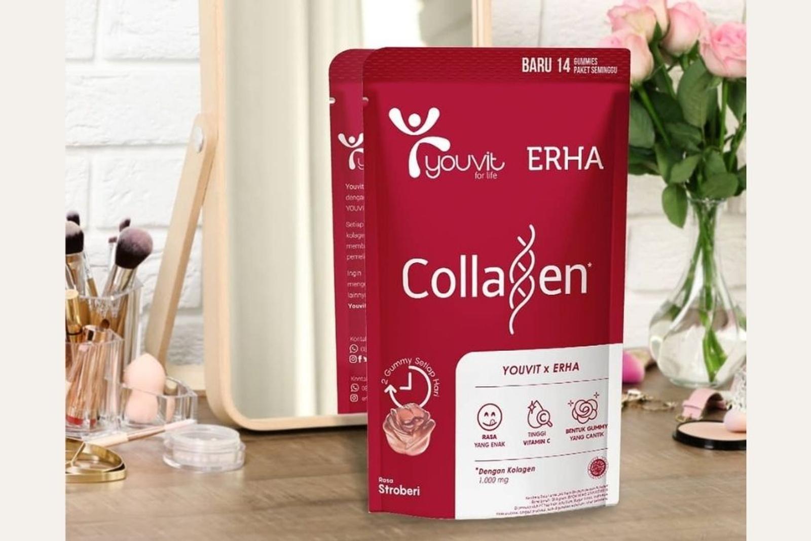 YouVit X Erha Collagen, Vitamin Kenyal untuk Kulit Lebih Gemes