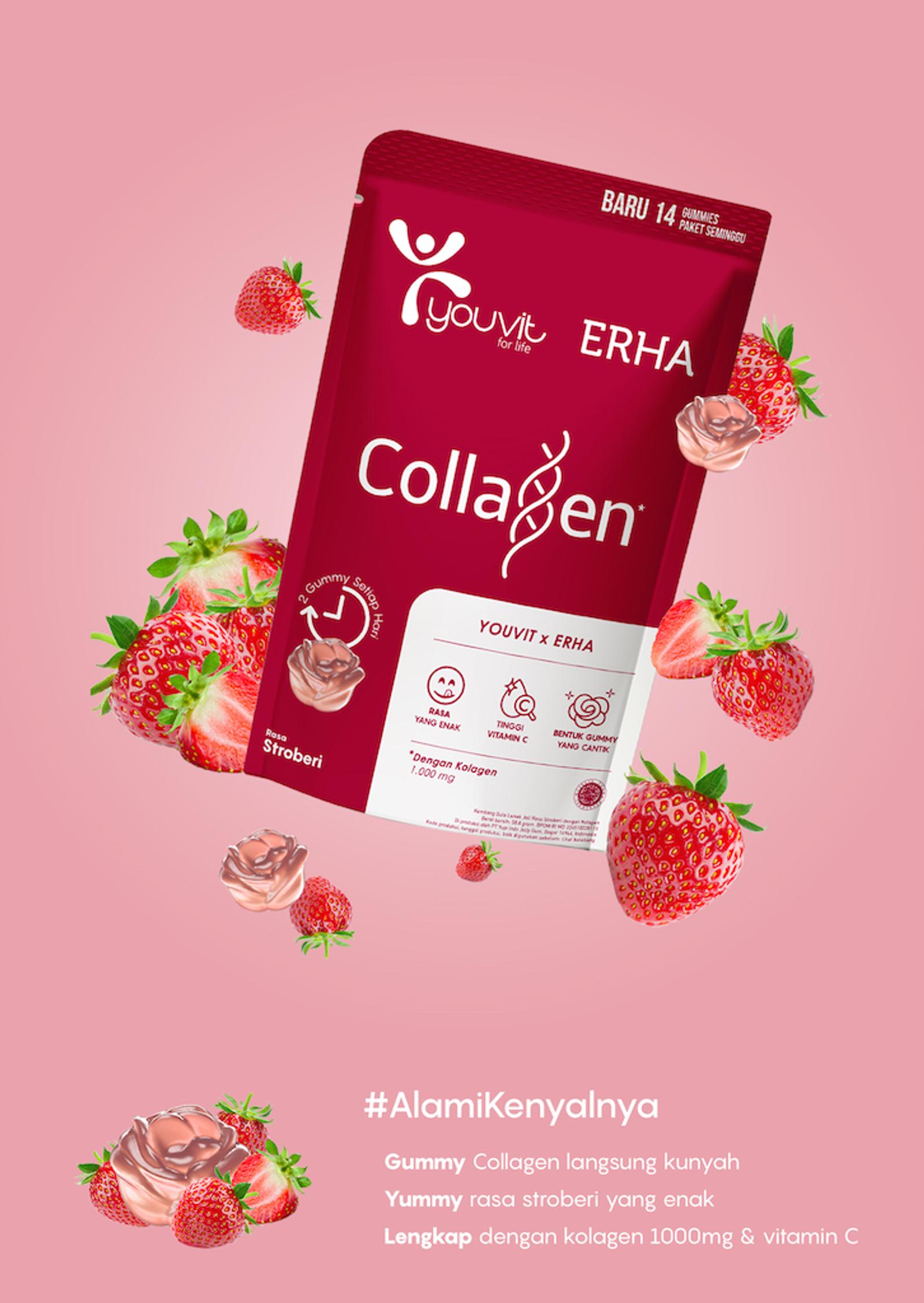 YouVit X Erha Collagen, Vitamin Kenyal untuk Kulit Lebih Gemes