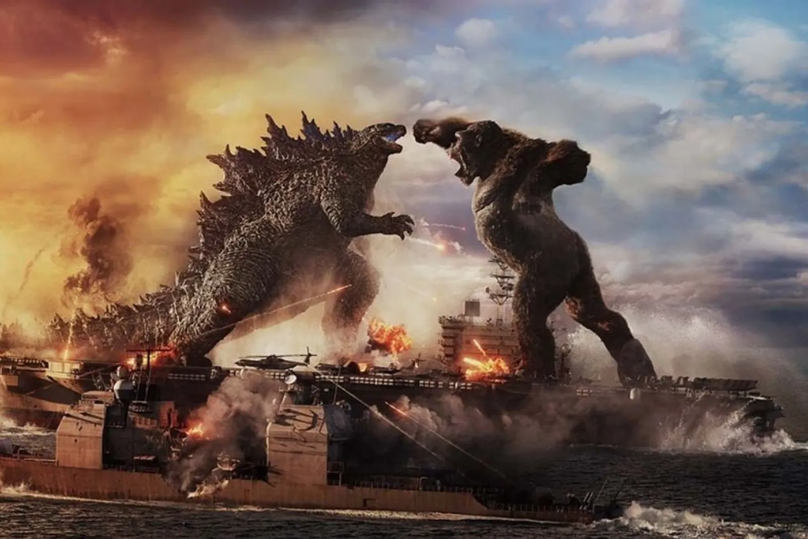 Sudah Hadir di Bioskop, Ini 7 Fakta Keseruan Godzilla vs. Kong