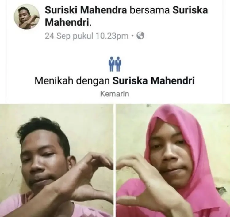 10 Potret Cowok Jomblo Saat Pura-Pura Punya Pacar, Bikin Ngakak!